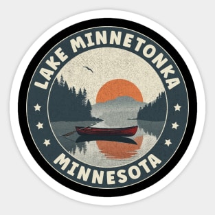 Lake Minnetonka Minnesota Sunset Sticker